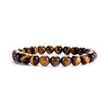 Crystal Bracelet - 8mm Tiger's Eye, pack of 5