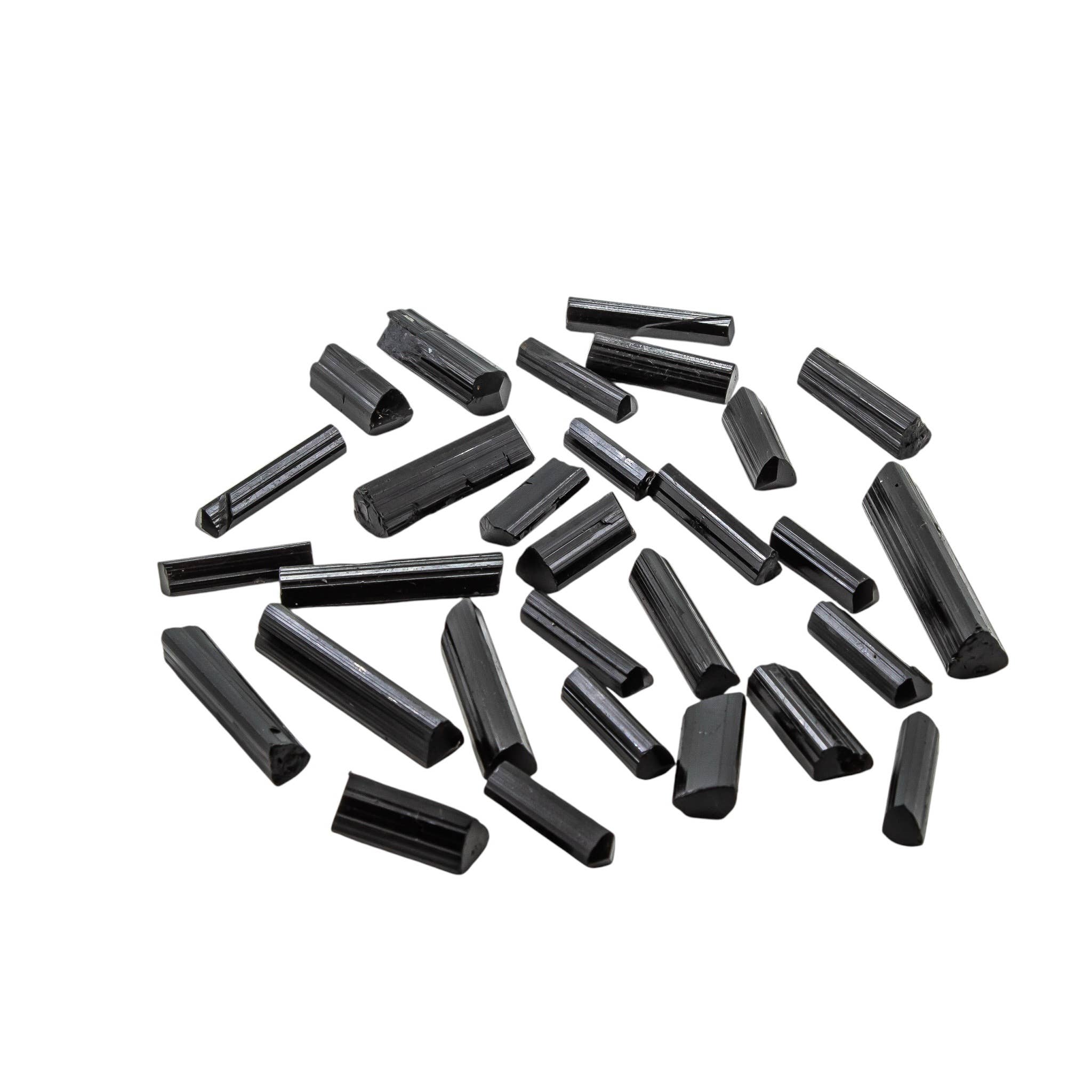 Black Tourmaline Rod Crystals 100Gms AAA
