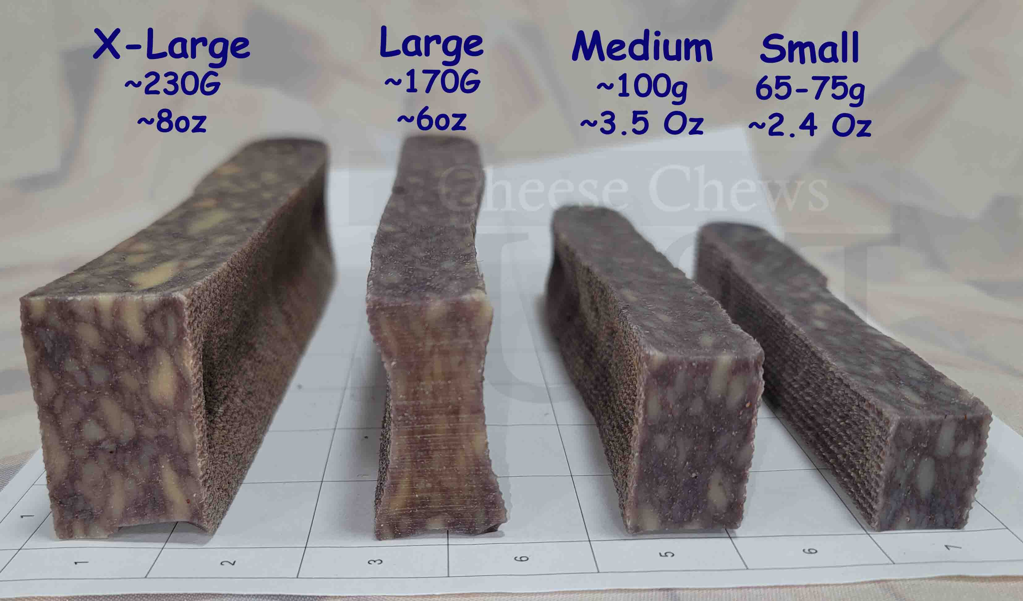Dog cheese chew.  Blueberry M/S  Himalayan Yak ~4oz 115g