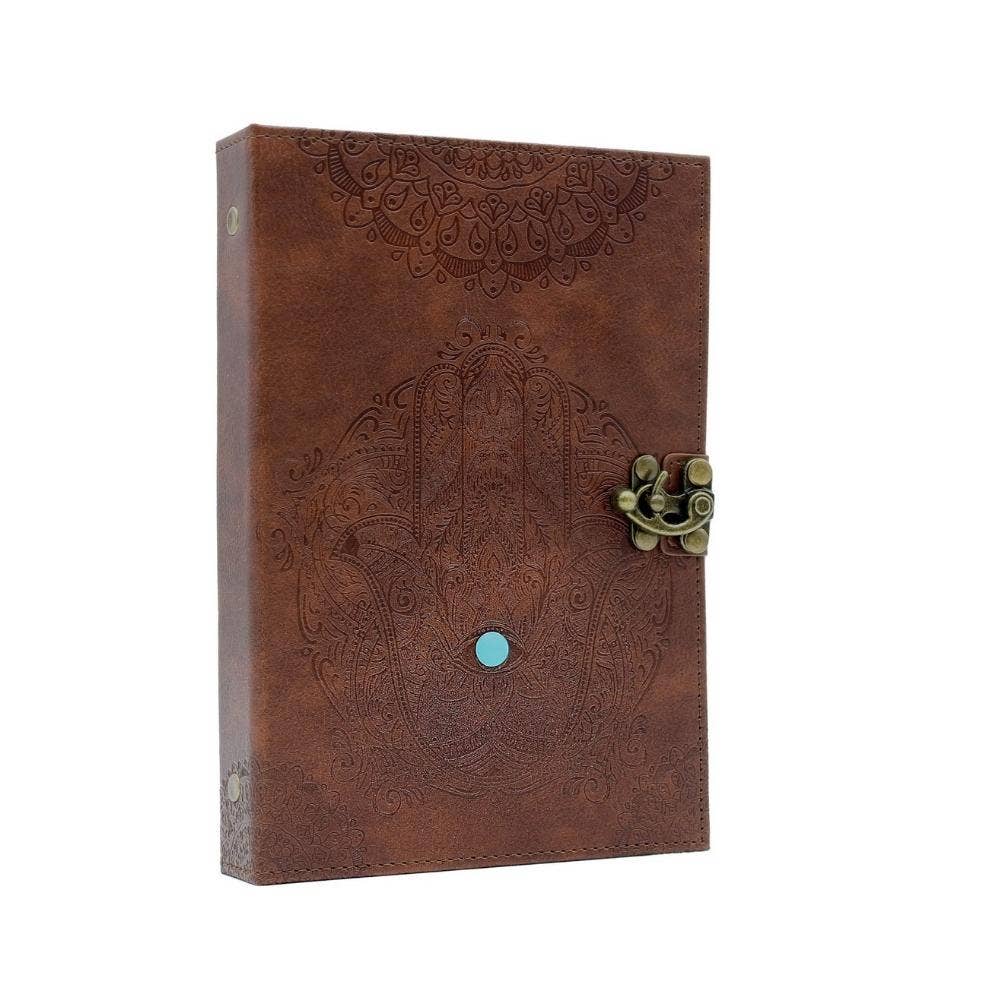 Journal - Brown Hamsa