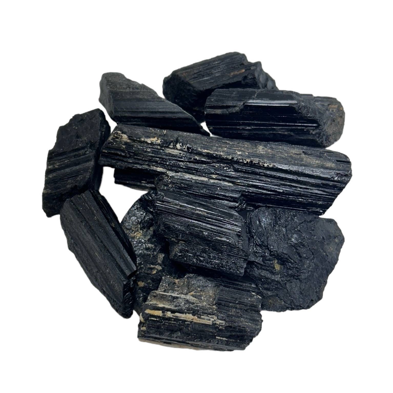 Black Tourmaline Rough Medium to Large