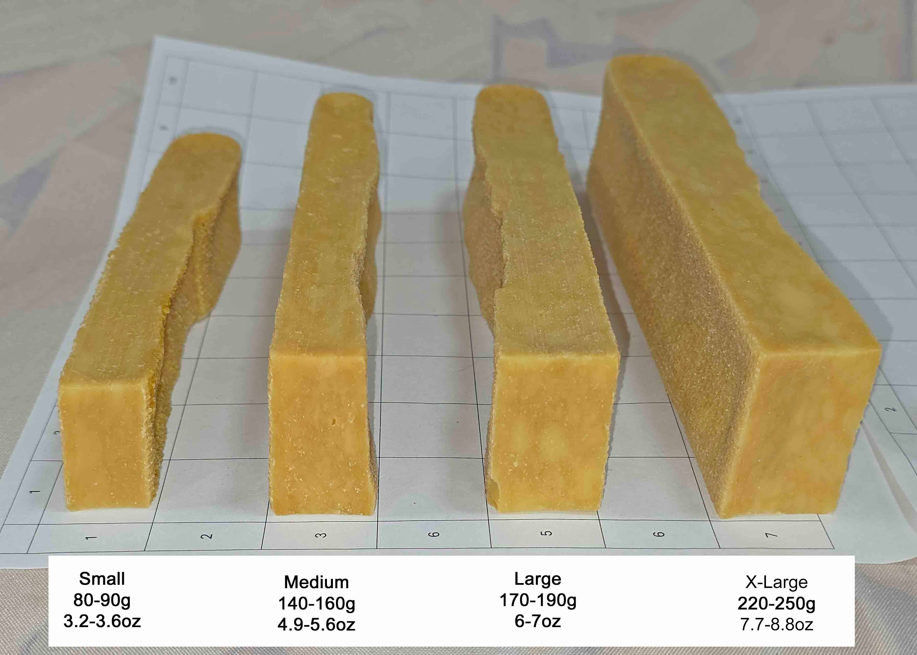 Dog cheese chew. Pumpkin Himalayan Yak  8 sizes