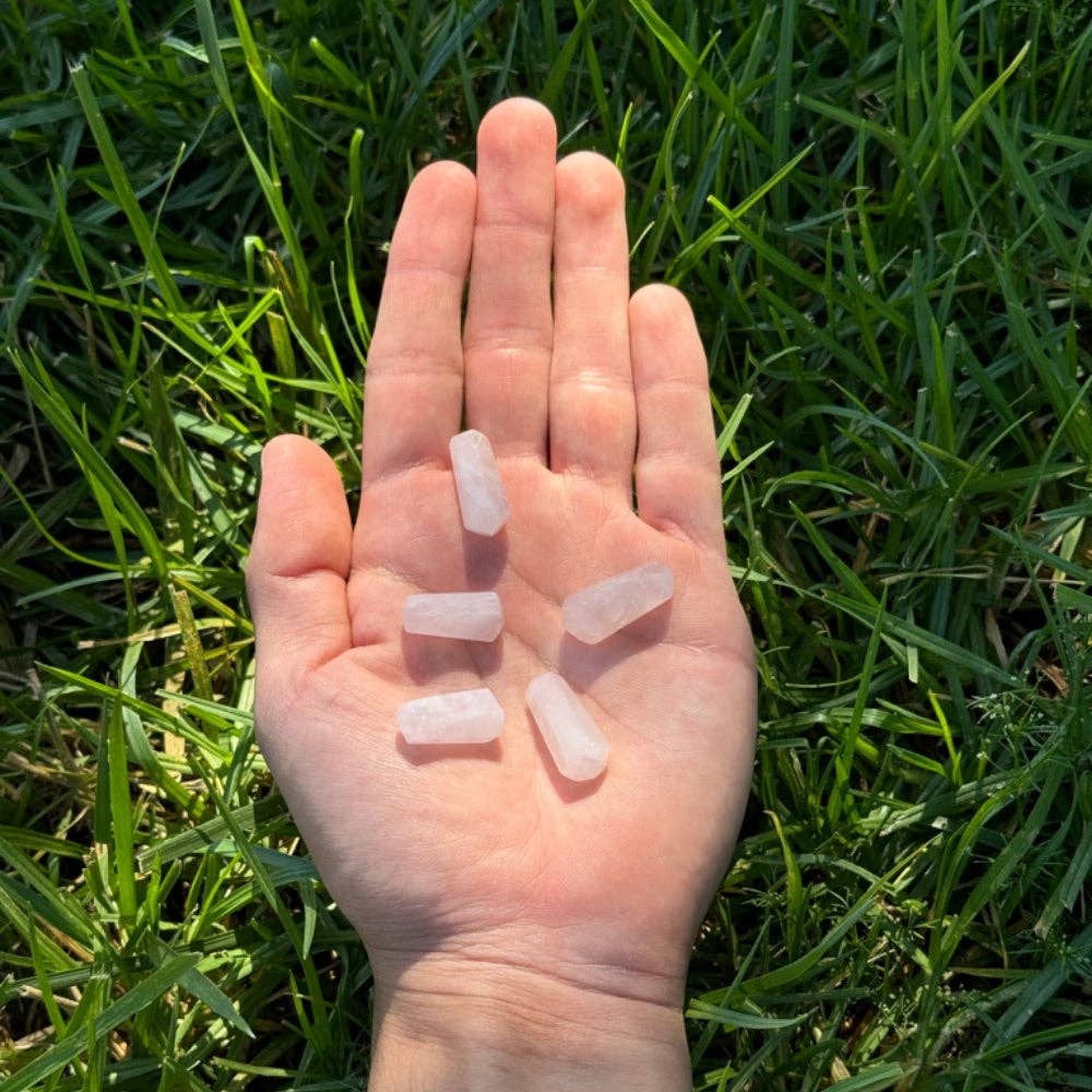 Double Terminated - Rose Quartz Mini