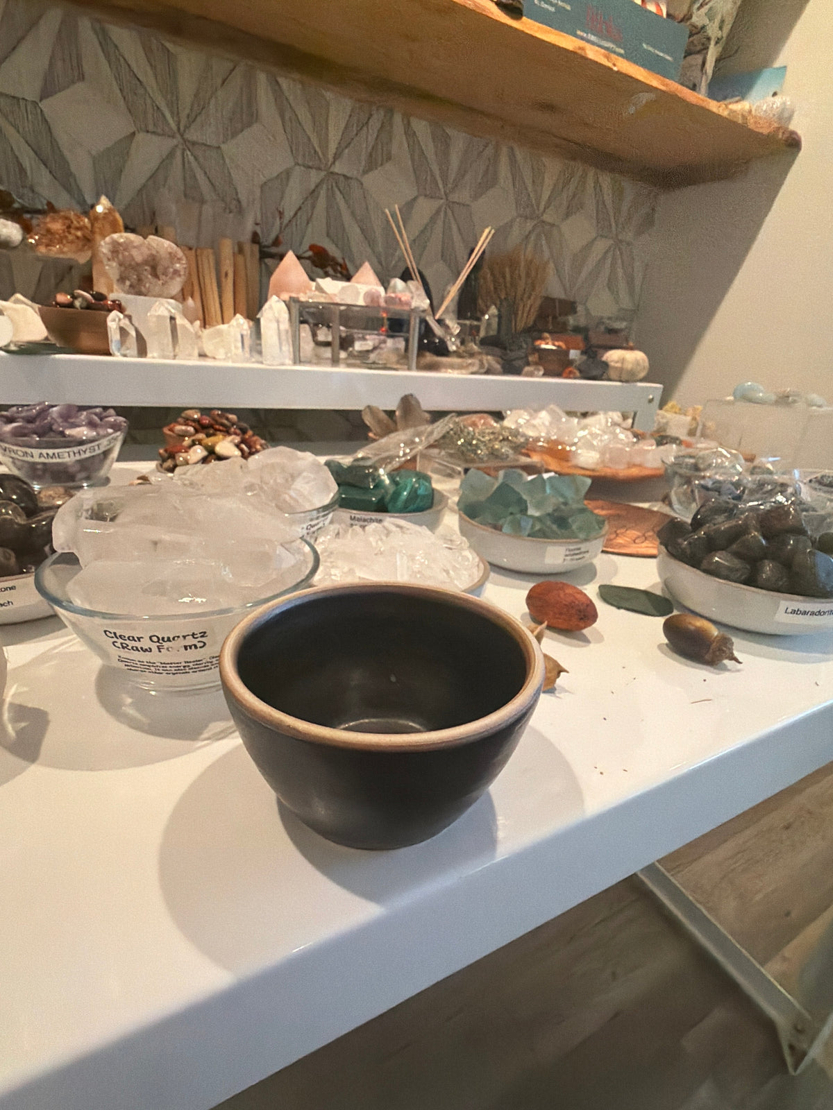 Stoneware smudge bowls