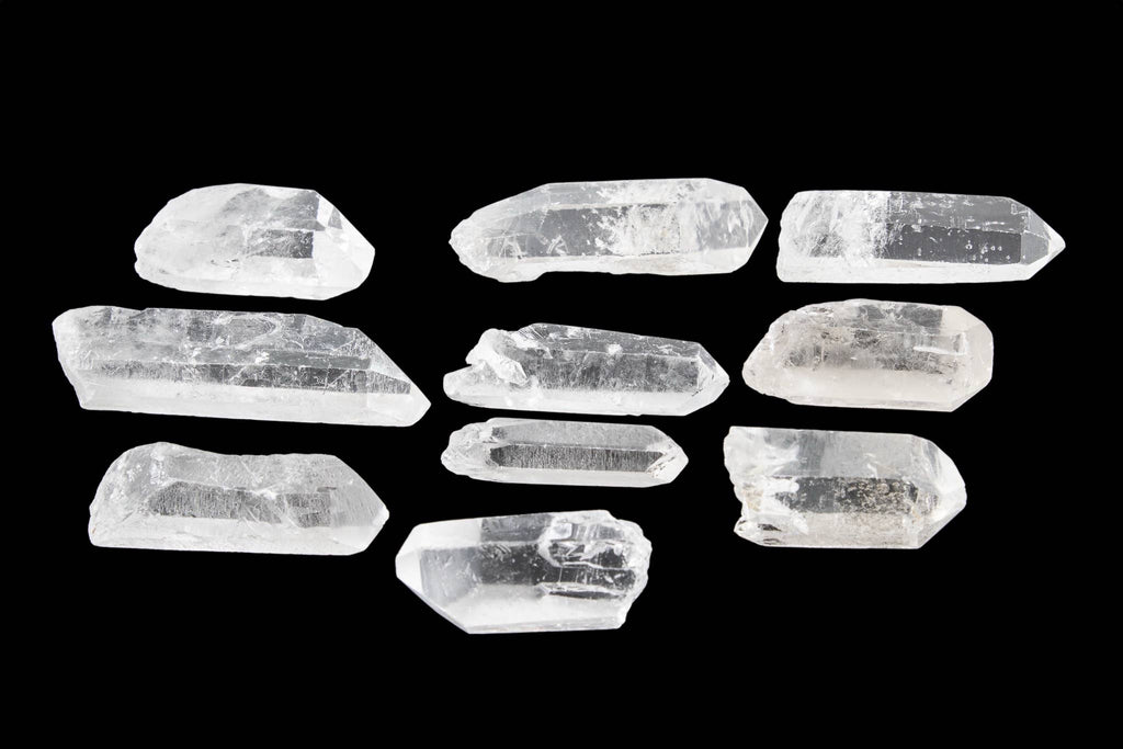 Clear Quartz Raw Natural Points 1/2Kilo- 1kg