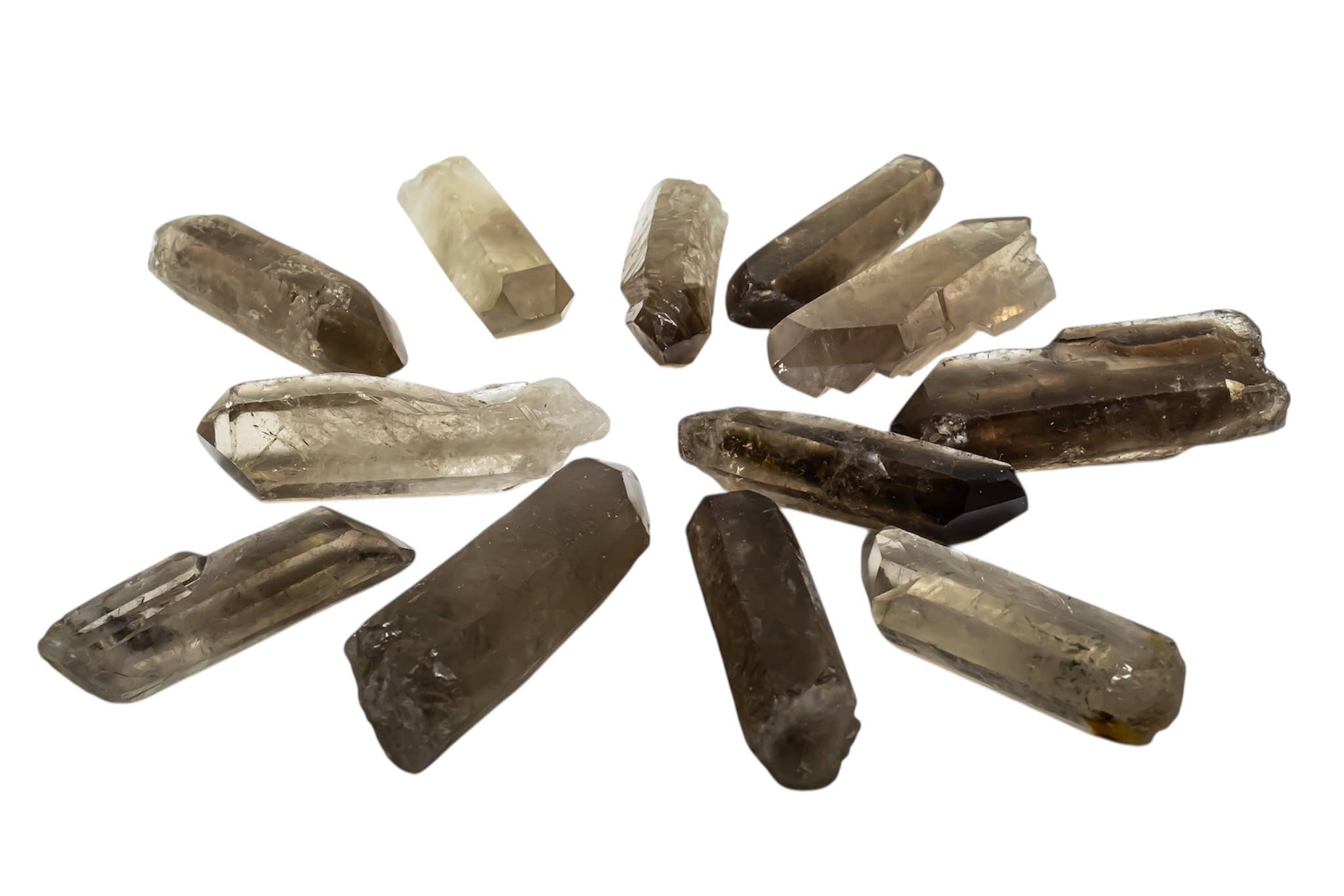 Smoky Quartz Raw Natural Points 1/2Kilo- 1kg
