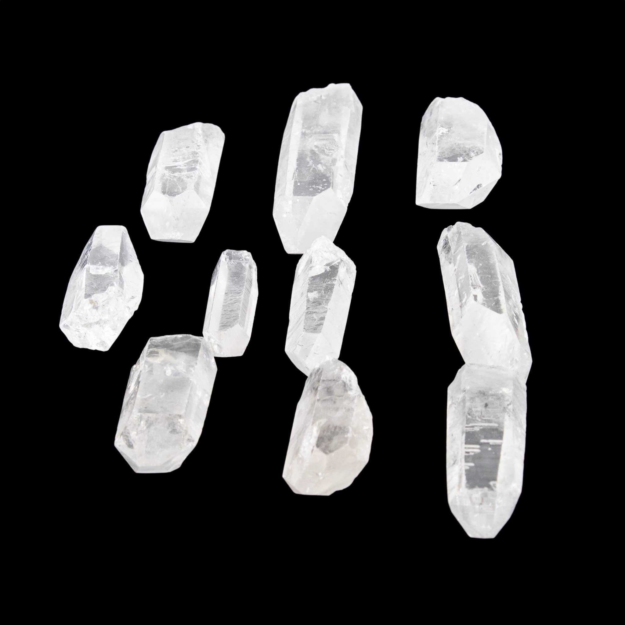 Clear Quartz Raw Natural Points 1/2Kilo- 1kg