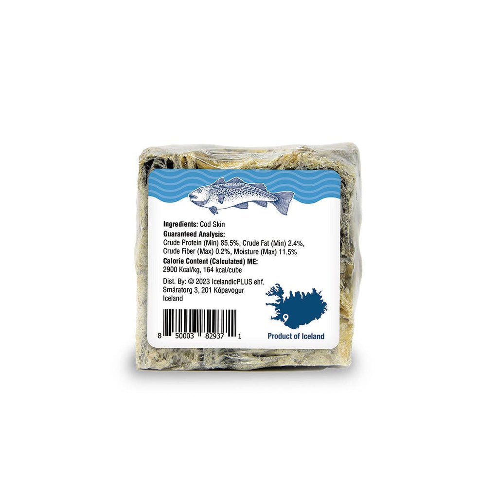 Cod Skin Large Cube Dog Treat