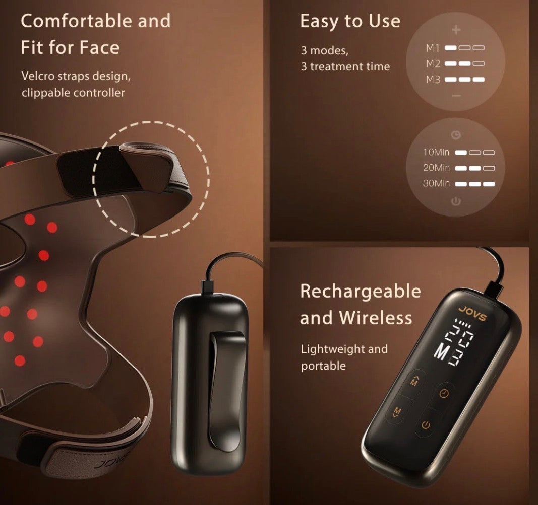 4D Red Laser Light Therapy Mask JOVS