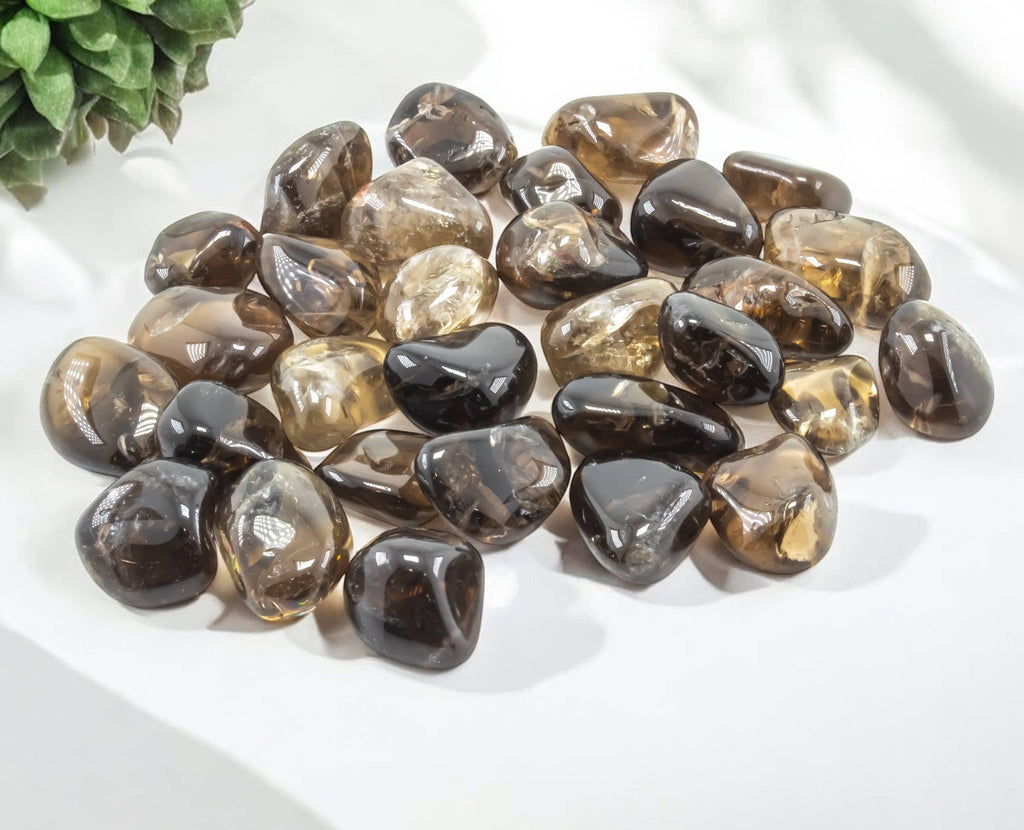 Smoky Quartz Tumbled 20-30mm 1Kg-2lbs