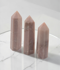 Pink Opal Obelisk/ Tower 6 sided