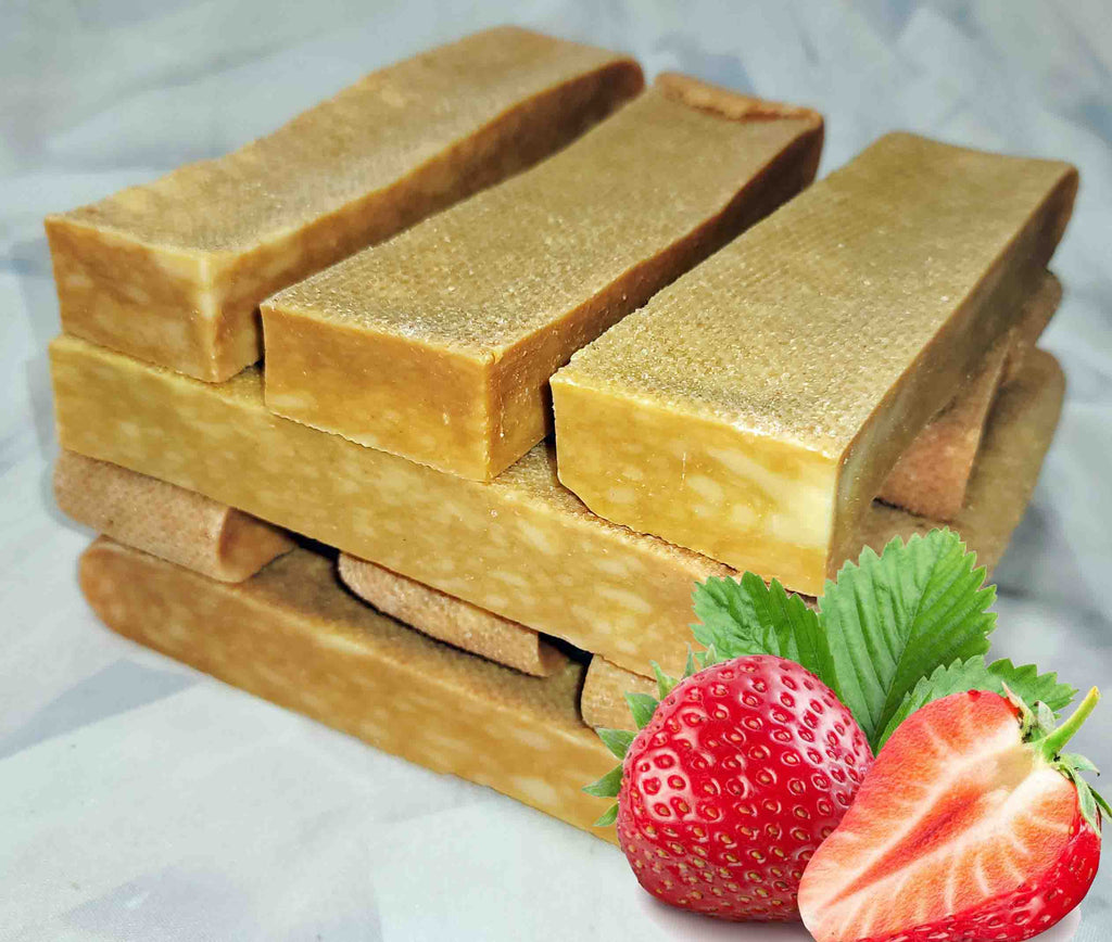 Dog cheese chew. Strawberry  Large  ~6.7 190g oz EA