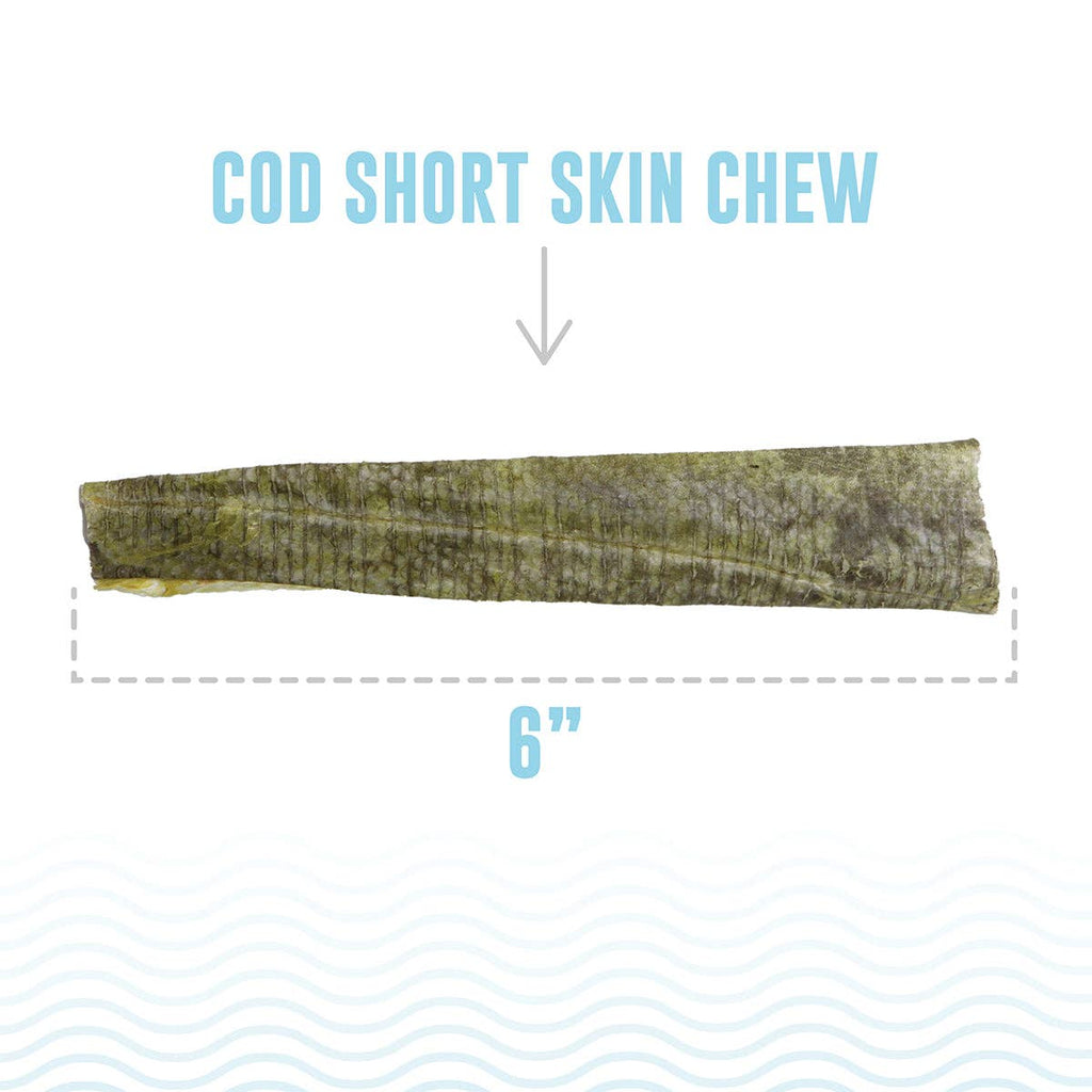 100% Wild-Caught Icelandic Cod Skin Chews for Dogs