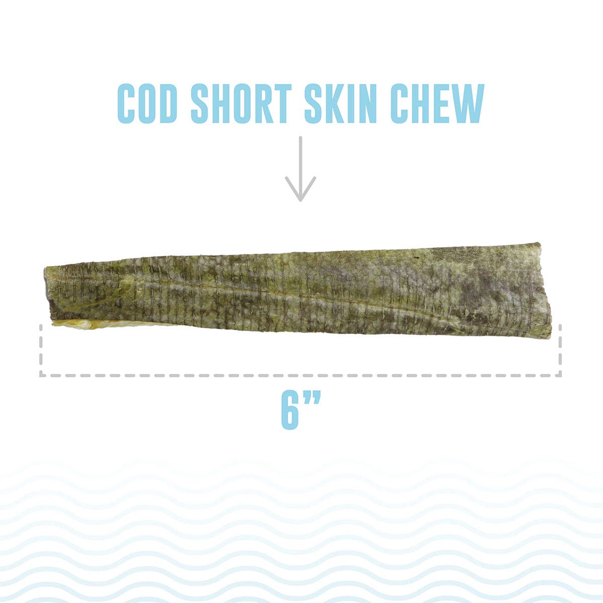 100% Wild-Caught Icelandic Cod Skin Chews for Dogs