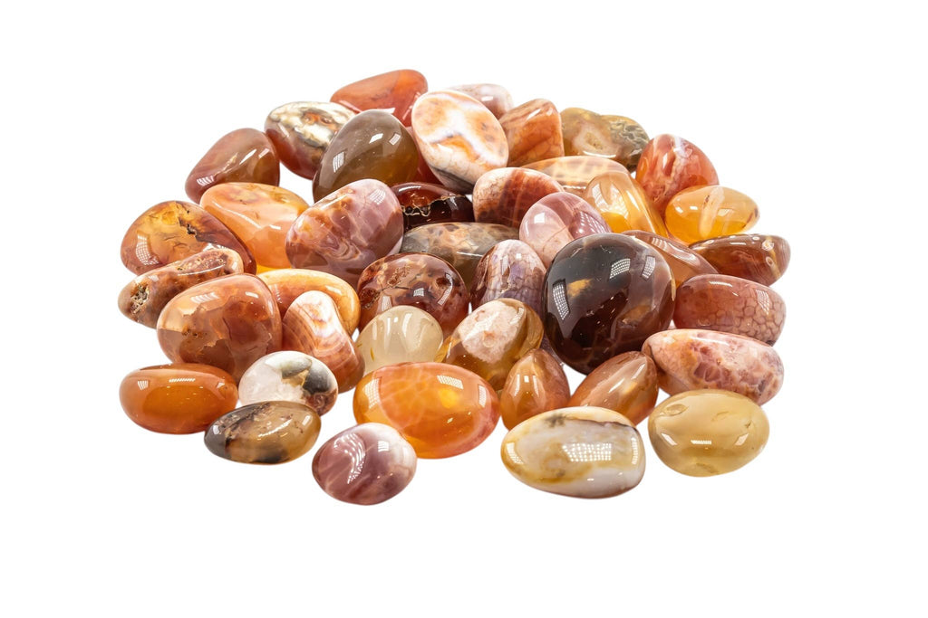 Fire Agate Tumbled 20-30mm 1KG/2lbs