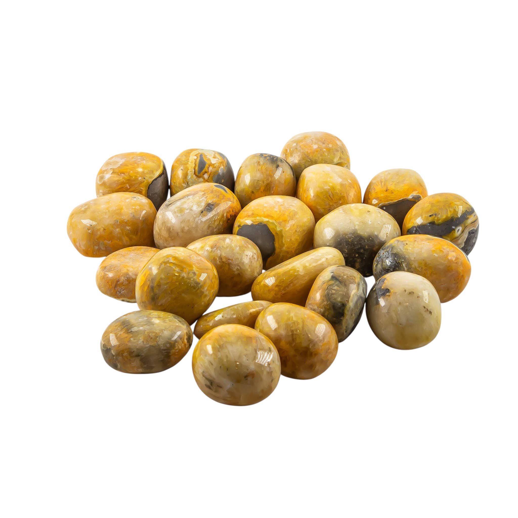 Bumble Bee Jasper Tumbled Stones 1/2 Kg-1lbs