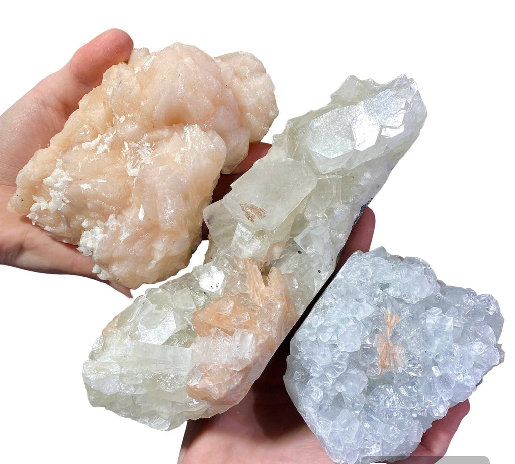 Apophyllite, Zeolite, and Stilbite 1kg/2lbs