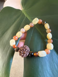 Grounded Confidence Chakra Bracelet (Root–Solar Plexus) – 7.5 inch