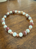 Sacred Desert Path – 8” Mookaite, White Buffalo & Copper