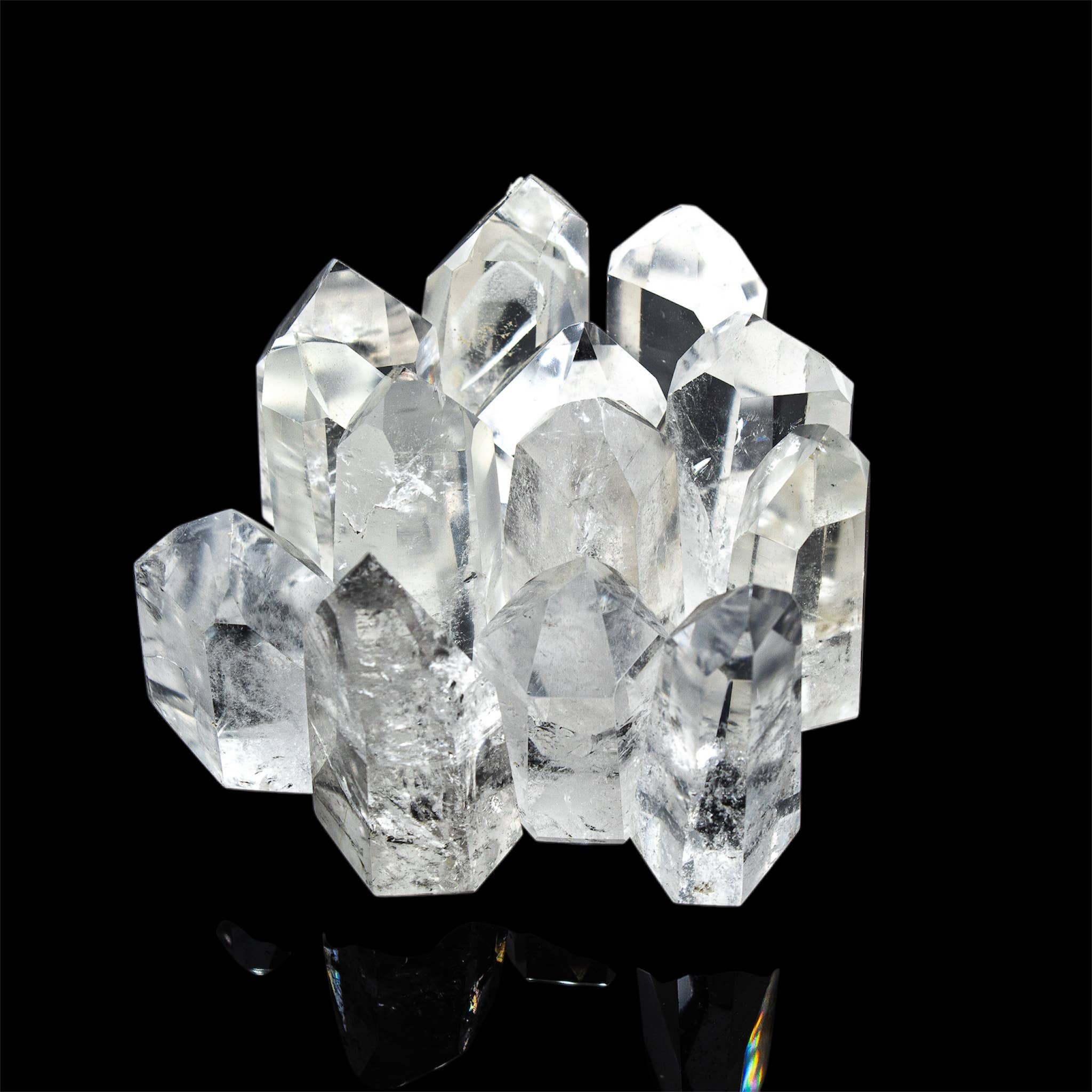 Clear Quartz Polished Points Grade A (Brazil) Per Pcs