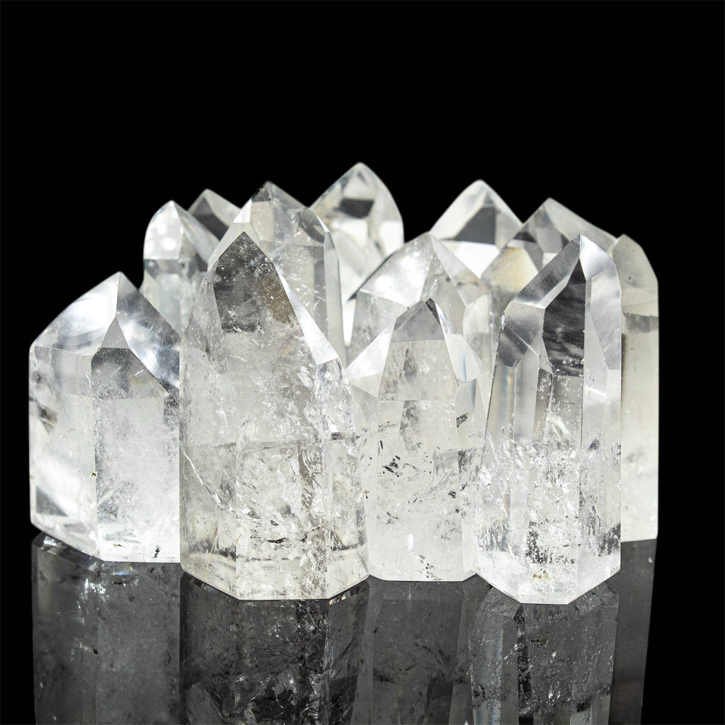 Clear Quartz Polished Points Grade A (Brazil) Per Pcs