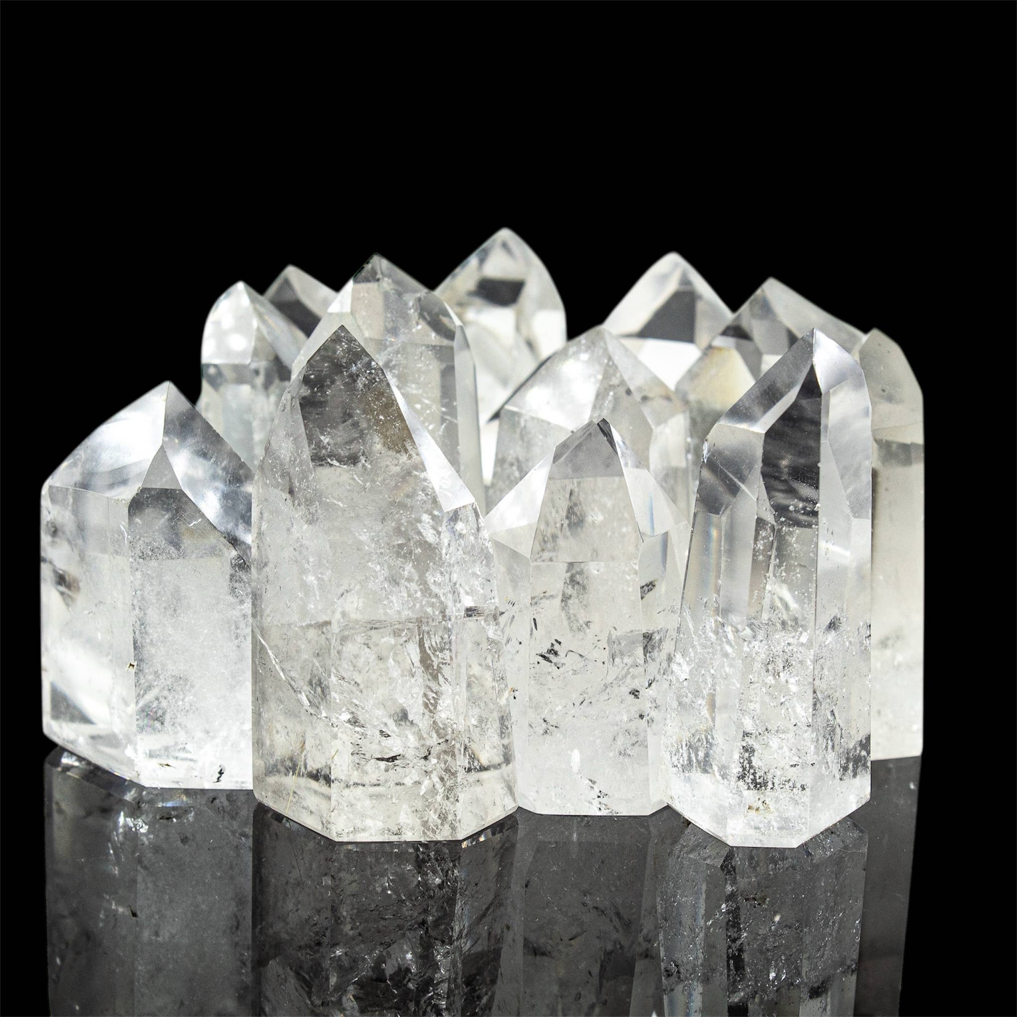 Clear Quartz Polished Points Grade A (Brazil) Per Pcs