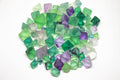 Rainbow Fluorite Octahedrals 1.1Lbs 1/2 Kilo