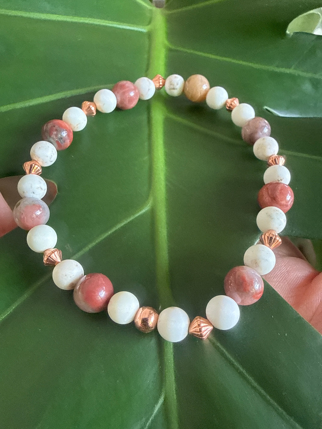 Sacred Desert Path – 8” Mookaite, White Buffalo & Copper