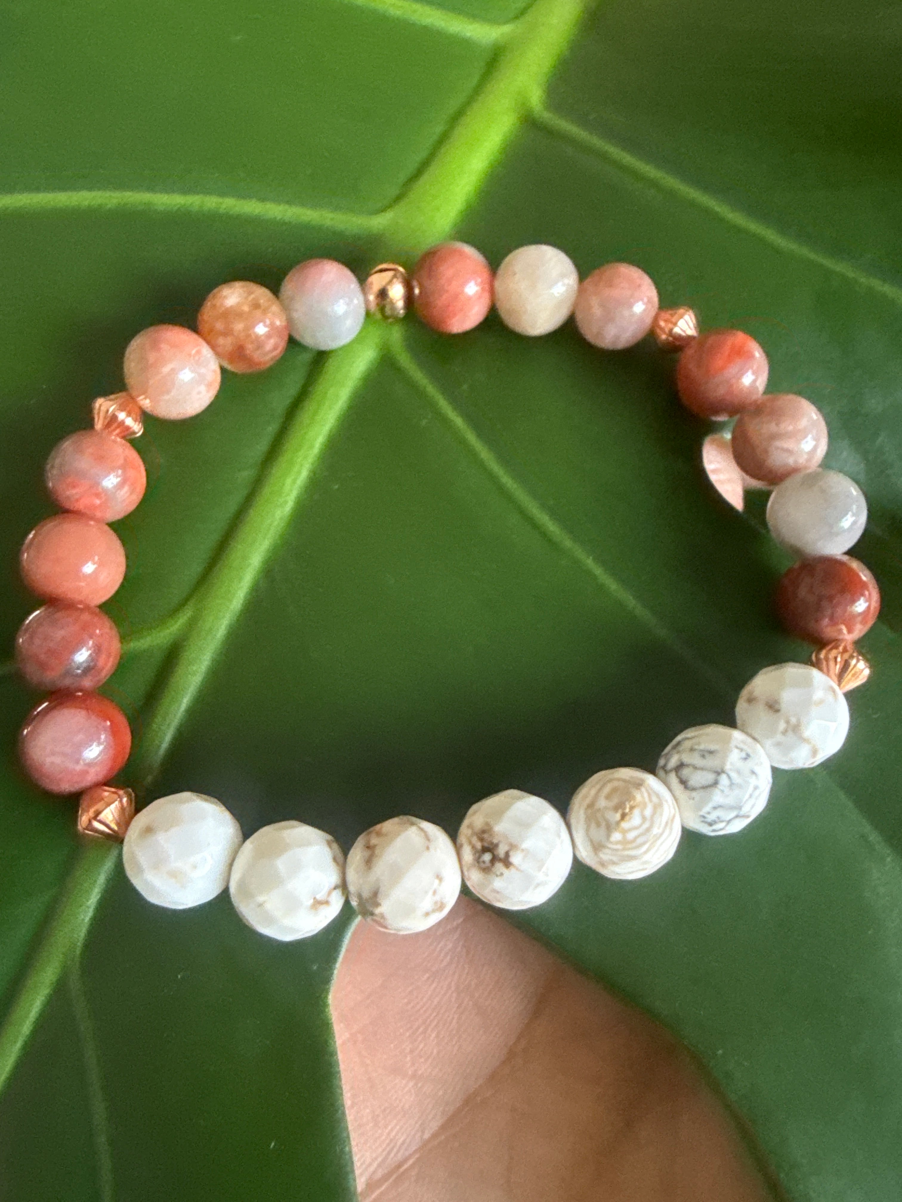 Sacred Desert Path – 7” Mookaite, White Buffalo & Copper