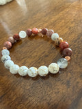 Sacred Desert Guardian – 6.5–7” Mookaite, White Buffalo, Black Tourmaline Rutile & Copper