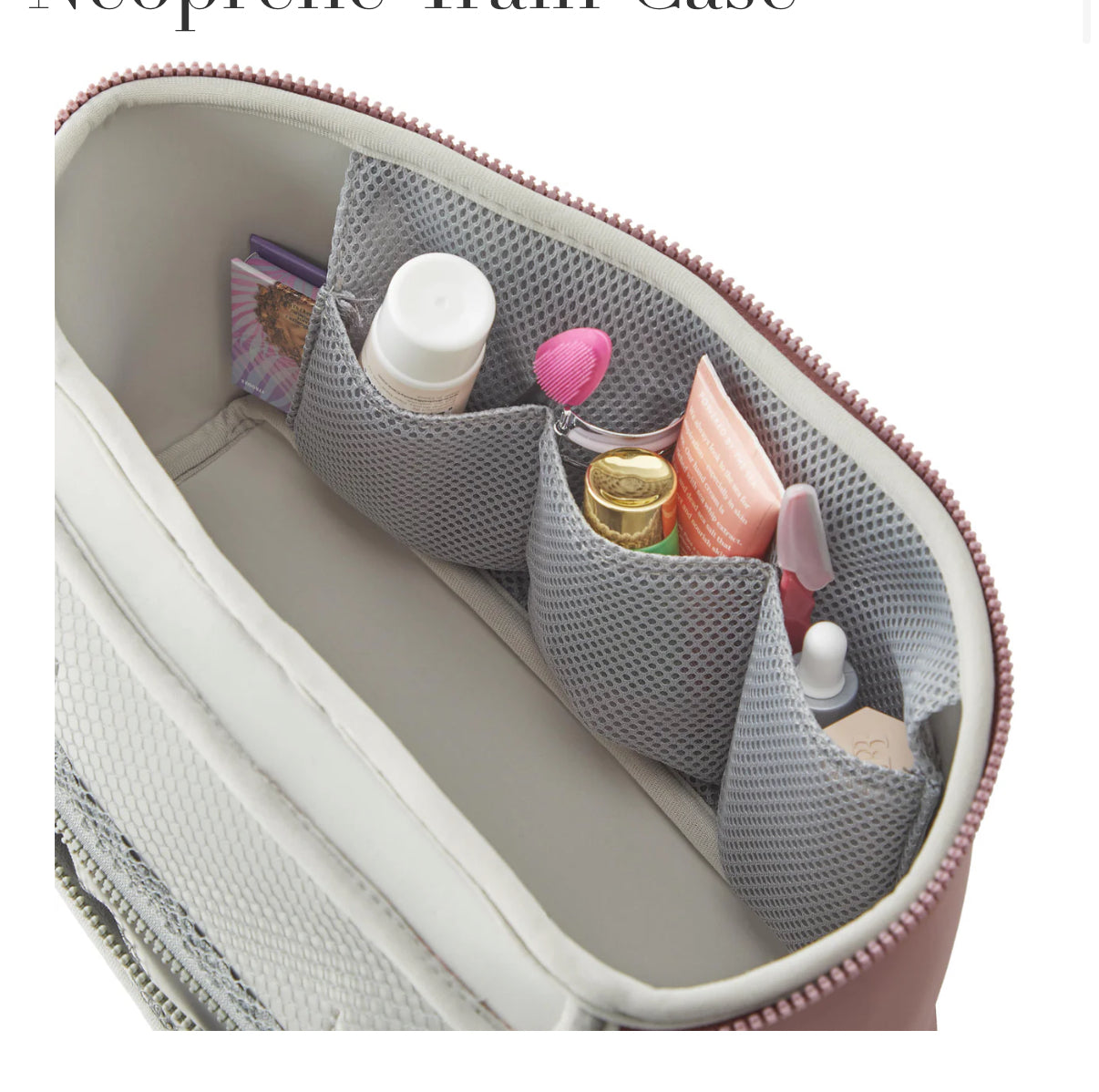 Neoprene Train Case