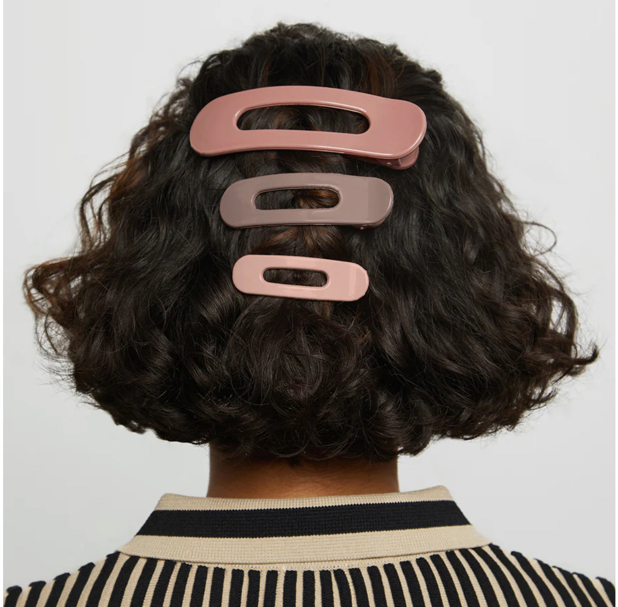 Recycled Plastic Ultra Glossy Flat Lay Claw Clips