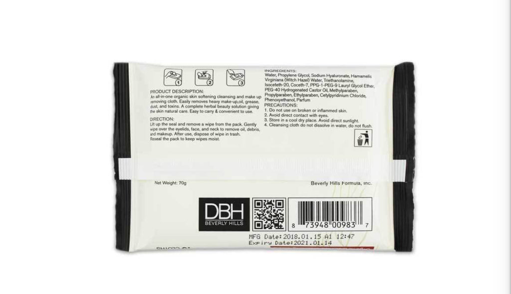 Organic Black Tea Cleansing Cloths