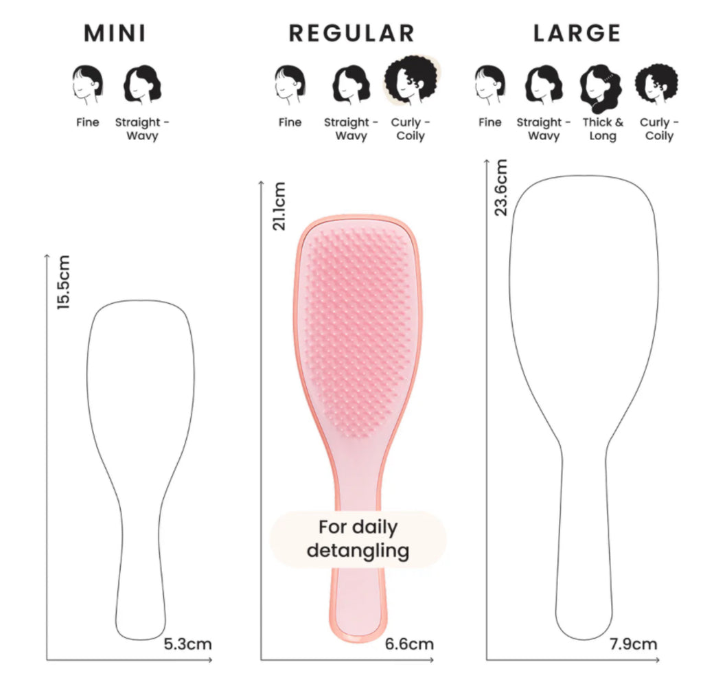 The Ultimate Detangler Naturally Curly Pink Mango
