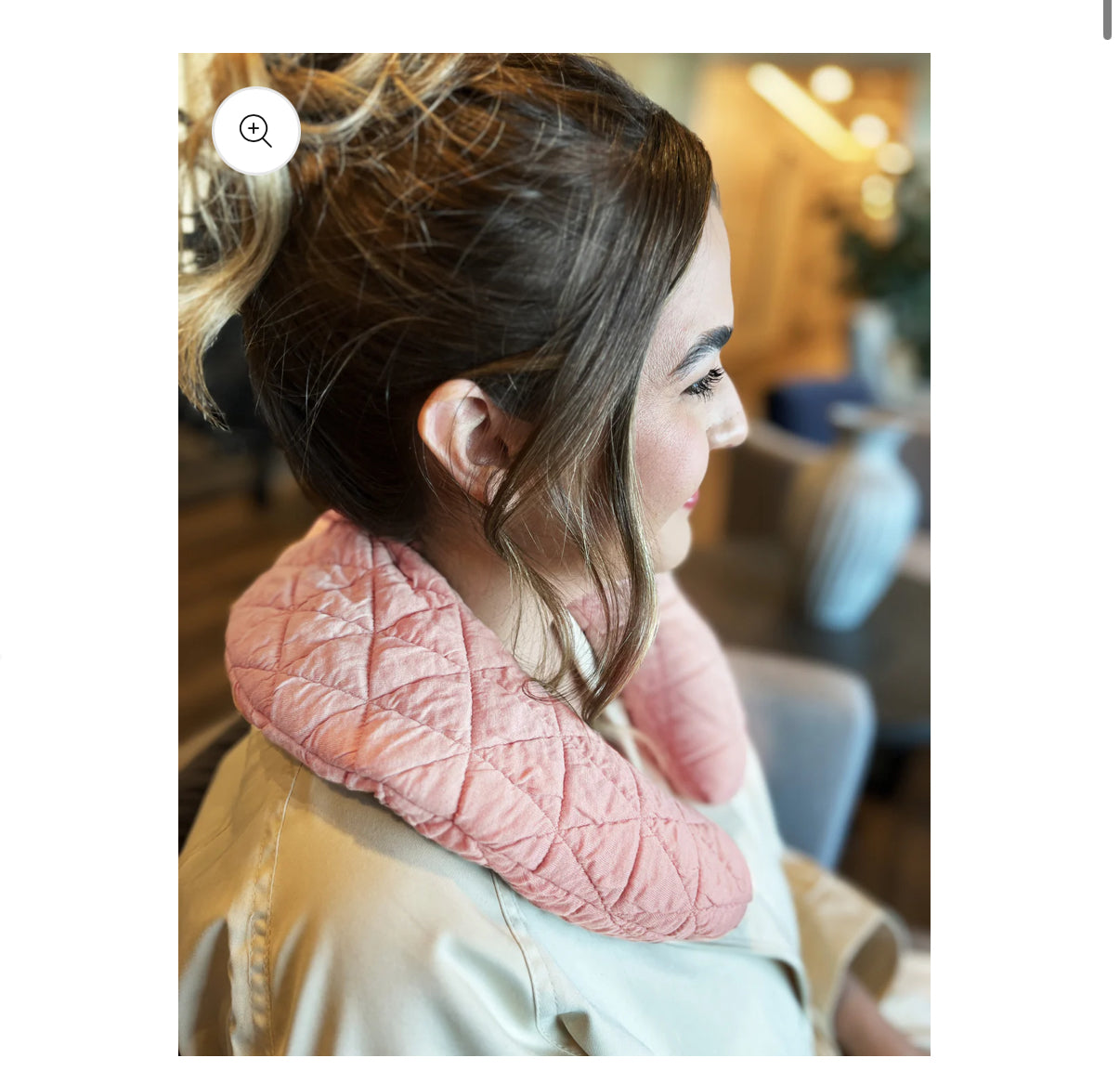 Spa Moments Quilted C-Neck Wrap