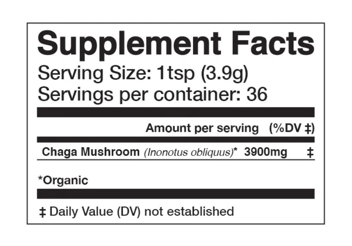 CHAGA | Organic Mushroom Powder, Body Guard*