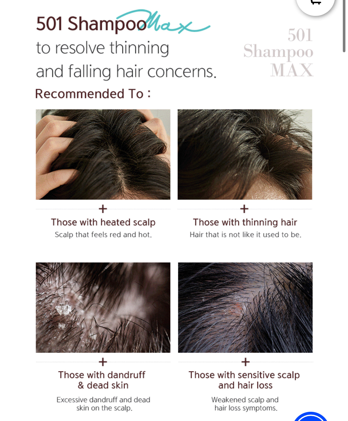501 Shampoo MAX 500mL