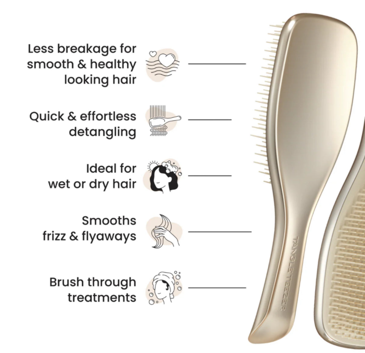 The Ultimate Detangler Champagne Gold
