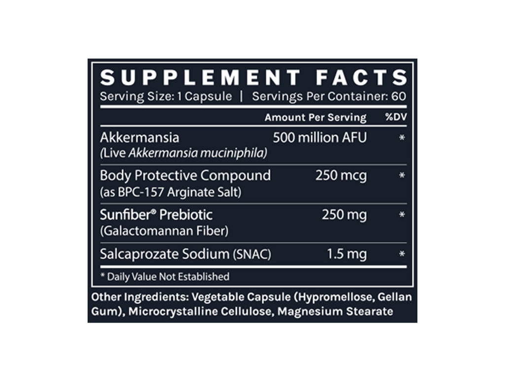 BPC-157 Probiotic Akkermanisa ABC