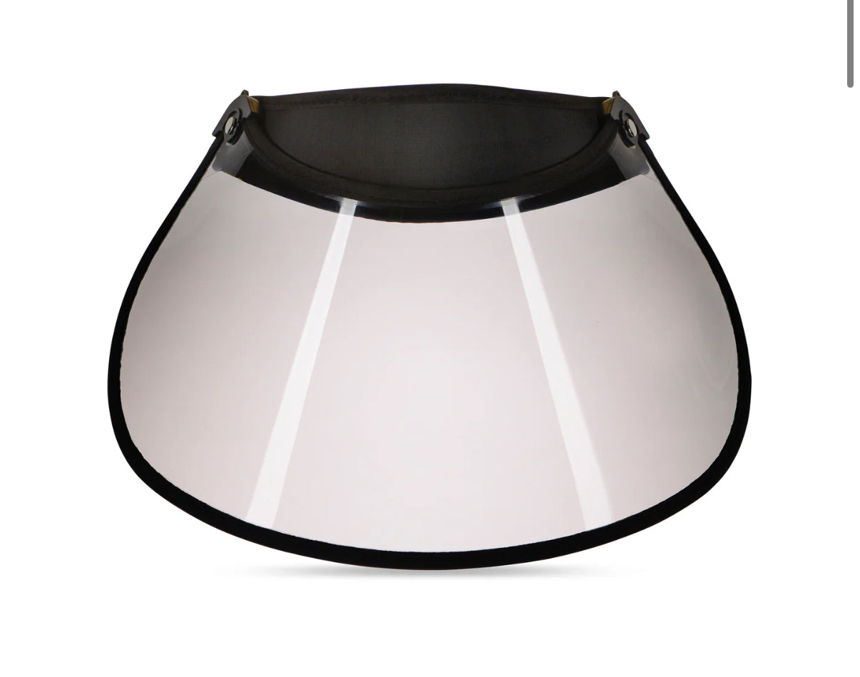 UPF 50+ UV Protection Face Shield – Roll-Up Sun Visor