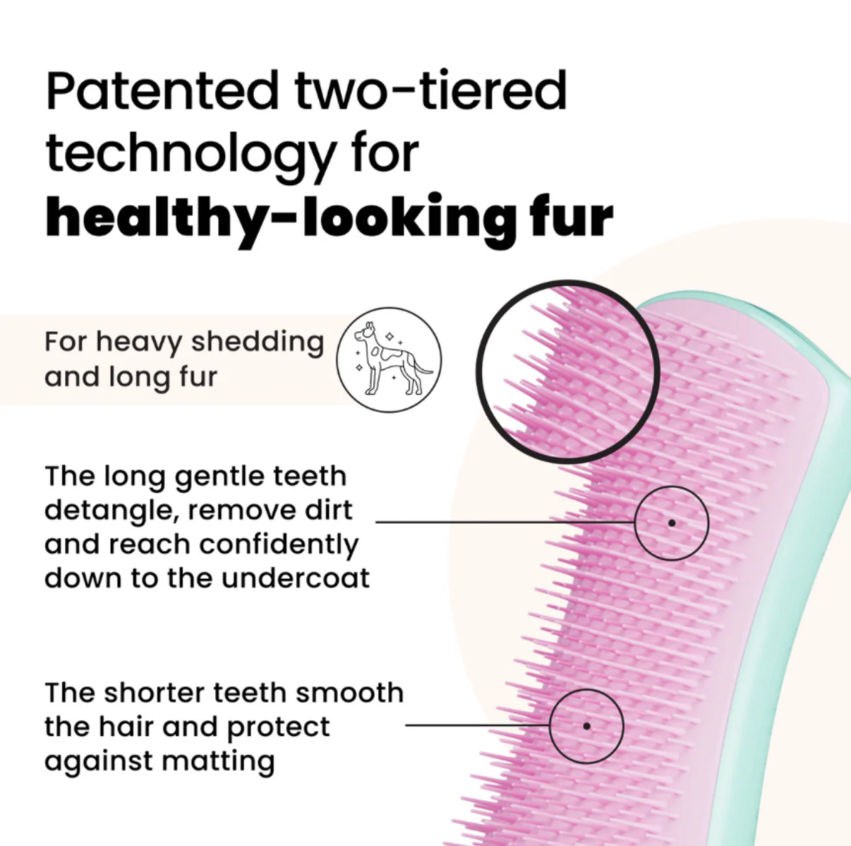 De-shedding Dog Grooming Brush