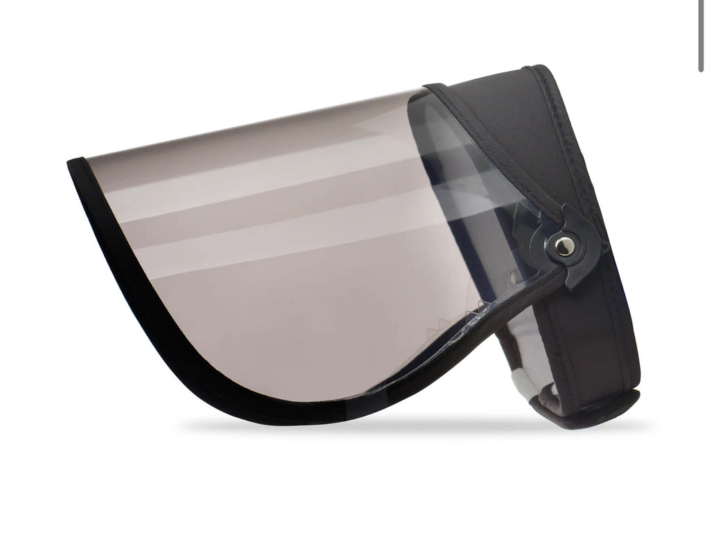 UPF 50+ UV Protection Face Shield – Roll-Up Sun Visor