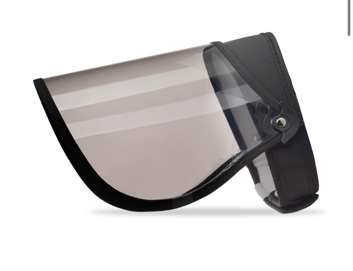 UPF 50+ UV Protection Face Shield – Roll-Up Sun Visor