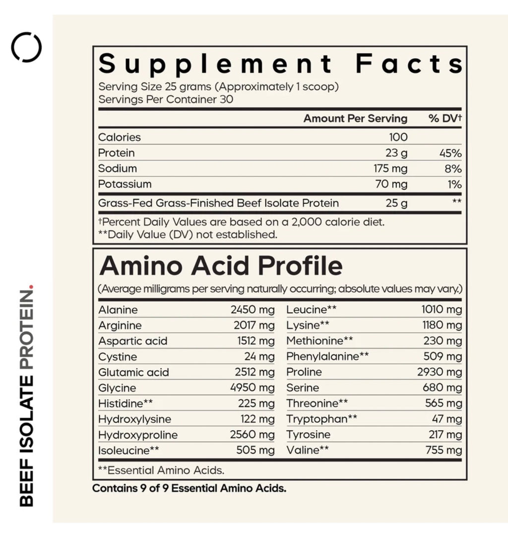Beef Isolate Protein Powder