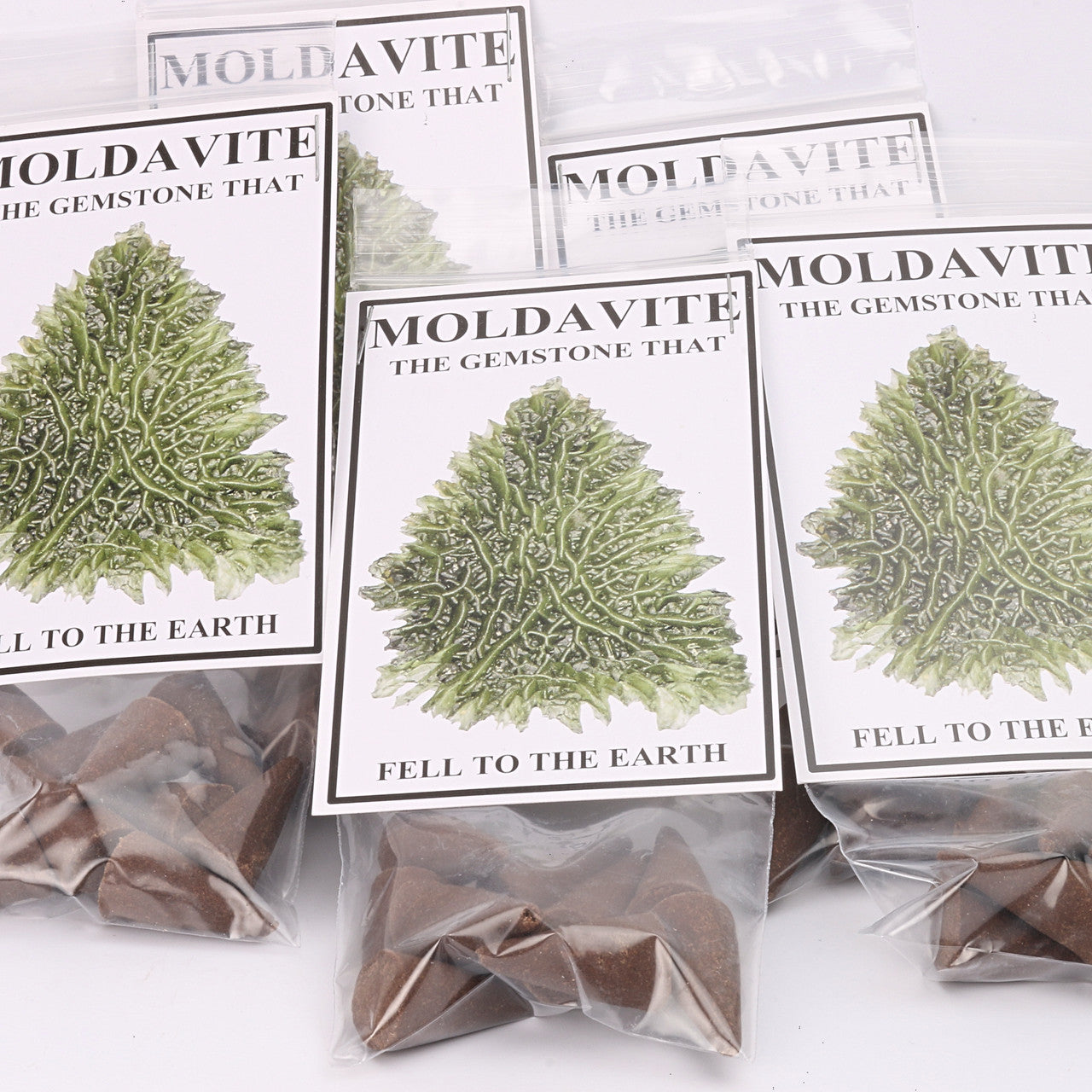 Moldavite Incense Cones