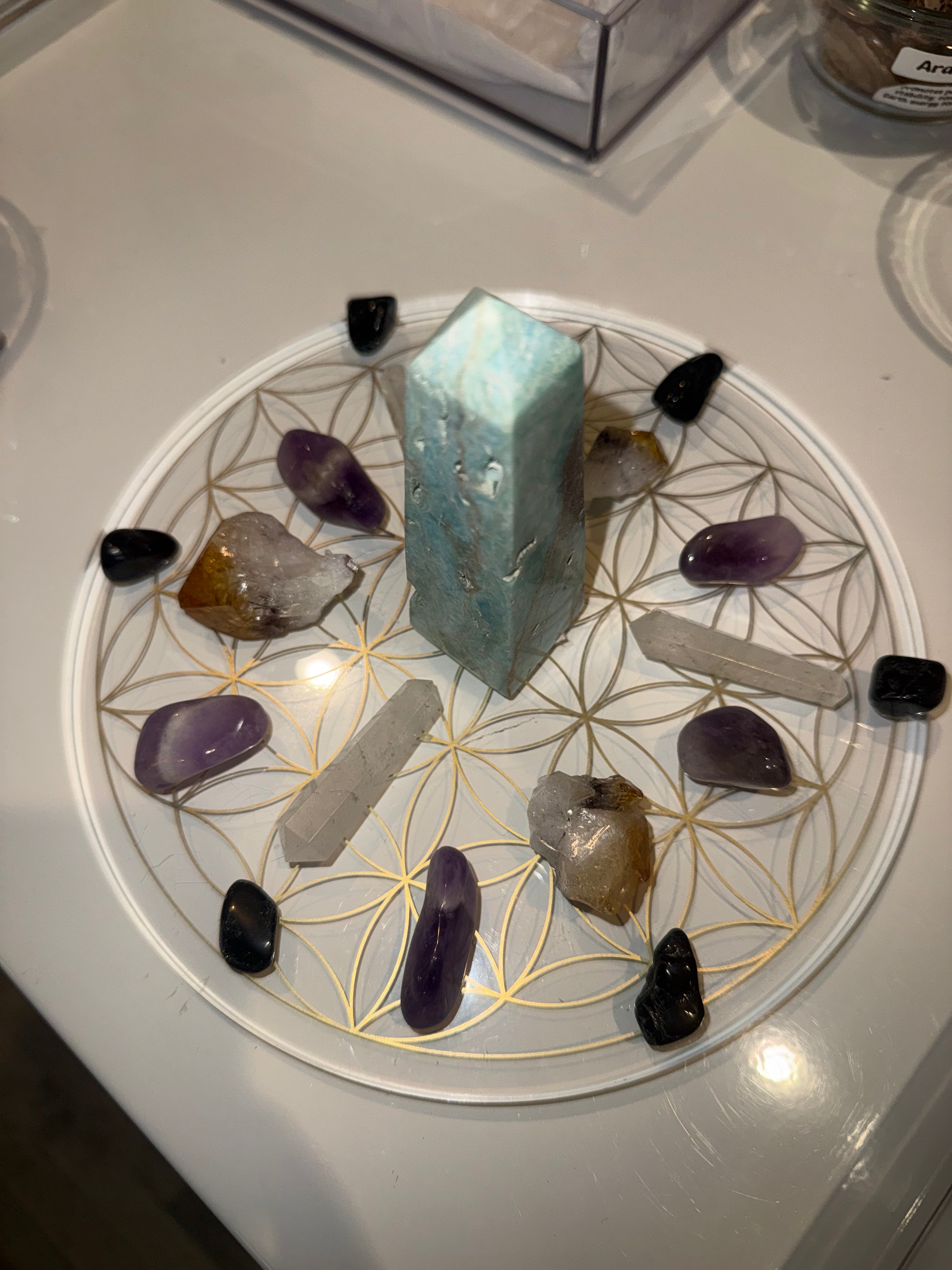 Sacred Trinity

A Flower of Life Crystal Grid for Balance, Protection & Higher Wisdom