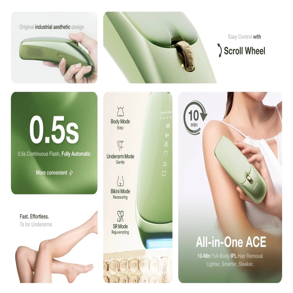 Scroll IPL Hair Removal Device