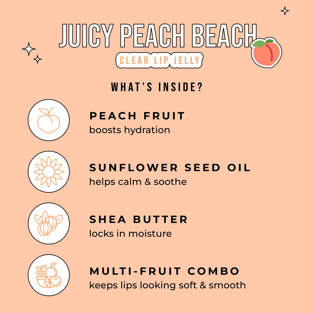 PEACH BEACH CLEAR LIP JELLY