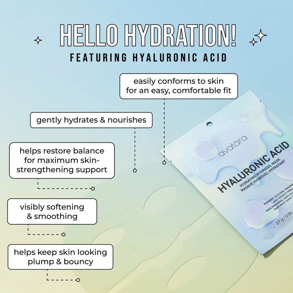 HYALURONIC ACID HYDRATING HYDROGEL MASK