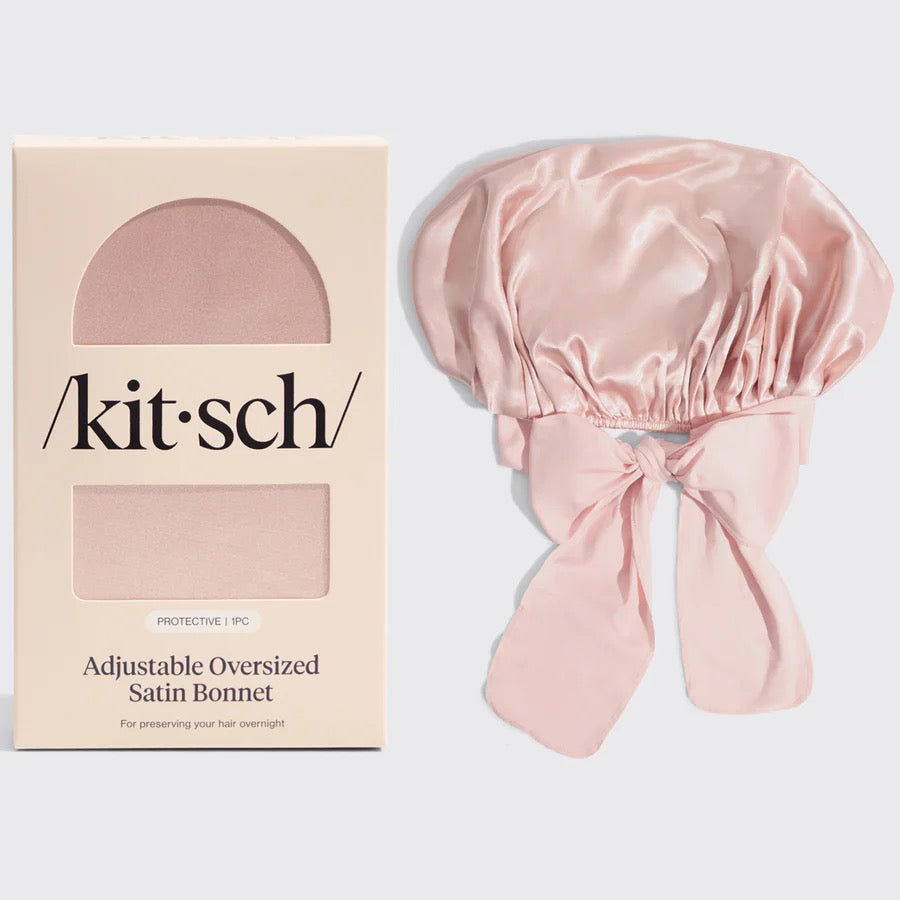 Adjustable Oversized Satin Bonnet